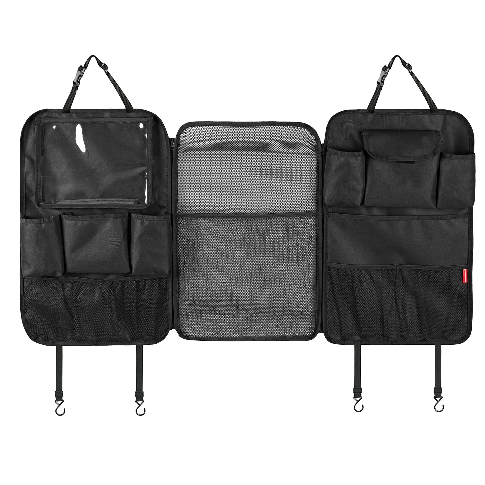 Rubbermaid 3-in-1 Car Backseat Organizer, Multi-pocket, convenient storage, travel accessory for Cars, Trucks, and SUVs