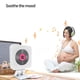 thumbnail image 5 of Reproductor de CD Injueey montado en la pared Bluetooth 4.2 con control remoto ABS Plástico Audio inalámbrico Boombox blanco, 5 of 6