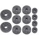thumbnail image 3 of 21 Unids Tambor Fieltro Pad Kit Antideslizante Tambor Tuercas Lavadora Carcasa Accesorios para Instrumentos Musicales, 3 of 8