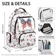 thumbnail image 7 of KUIFORTI US Flag Bow Boys School Bag 17 Inch Polyester Kids Backpack with Laptop Compartment Adjustable Straps for Elementary Primary Middle Back to School Gifts for Students, 7 of 7