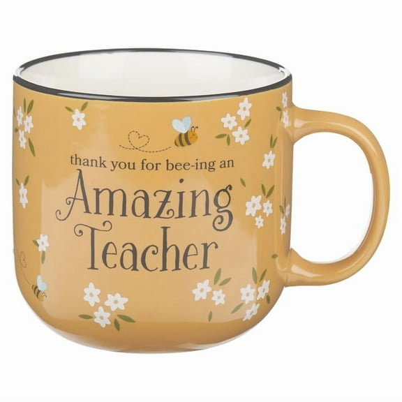 With Love XL Inspirational Coffee Mug: Thank You for Bee-Ing an Amazing Teacher, End of Year Teacher's Appreciation, (Hardcover)