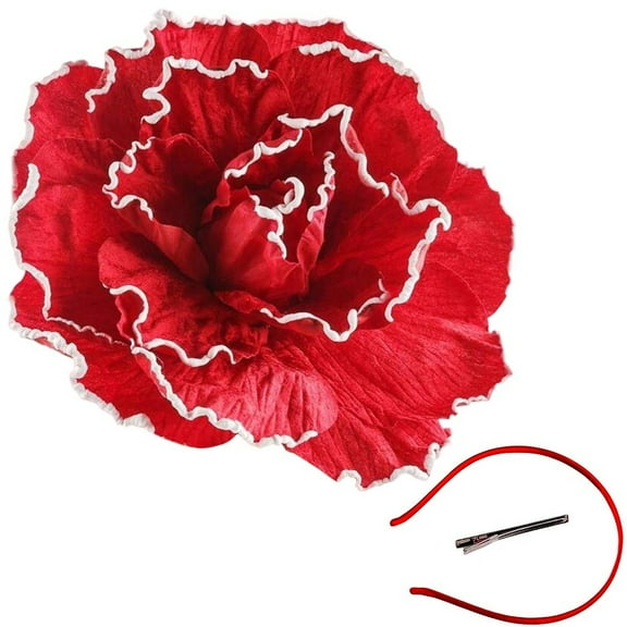 Oversized Rose Fascinator Headpiece for Weddings, Cocktails, and Special Events