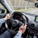 thumbnail image 2 of Funda para volante de coche szttswamp, piel universal, gris, 2 of 5