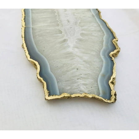 

Large Grey Agate Cheese Platter/Tray Momentos/Sign Boards