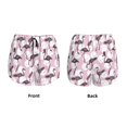 thumbnail image 5 of Picia Pineapple Flamingo Pattern Women's 2 in 1 Athletic Running Shorts High Waisted Workout Casual Gym Sweat Shorts with Comfy Liner Zipper Pockets-Medium, 5 of 9