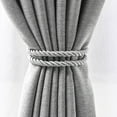 thumbnail image 1 of WHEANG Clearance 2Pcs Ropes Tie Backs for Window Curtain Cord Buckle Tiebacks Tie Backs Gray, 1 of 1