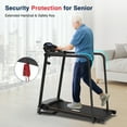 thumbnail image 3 of Hapycity Walking Treadmill with Long Handrails for Seniors 300lbs 2.25HP Recovery Fitness Exercise Machine for Home, 3 of 9