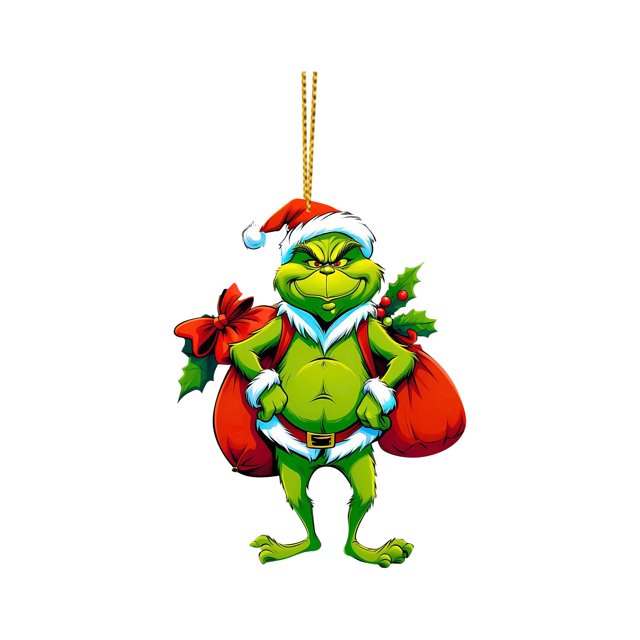 How the Grinch Stole Christmas Grinch Christmas Decorations, Christmas Tree Ornaments - Cute G-rinch Hanging Ornaments for Christmas Tree - Christmas Decor Indoors Home Party