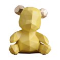 thumbnail image 3 of Bear Piggy Bank Nordic Style Animals Shape Money Box Gift Resin Decorative Container Cash Storage Home Decoration Table Saving Pot for Yellow, 3 of 9