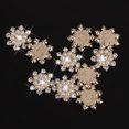thumbnail image 2 of LOLIPPYY 10pcs Rhinestone Brooch Buttons Faux Alloy Round for Women Garment Crafts Decoration, 2 of 8