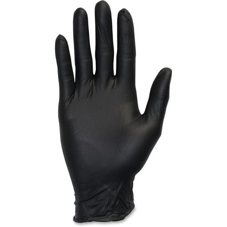 

Safety Zone Medical Nitrile Exam Gloves - X-Large Size - Black - Powder-free Comfortable Allergen-free Silicone-free Latex-free Textured Ambidex | Bundle of 2 Boxes