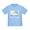 Baby Blue, variant on - Sweet Cheeks (Clouds) Toddler T Shirt - Cute Toddler T-Shirt, 100% Cotton