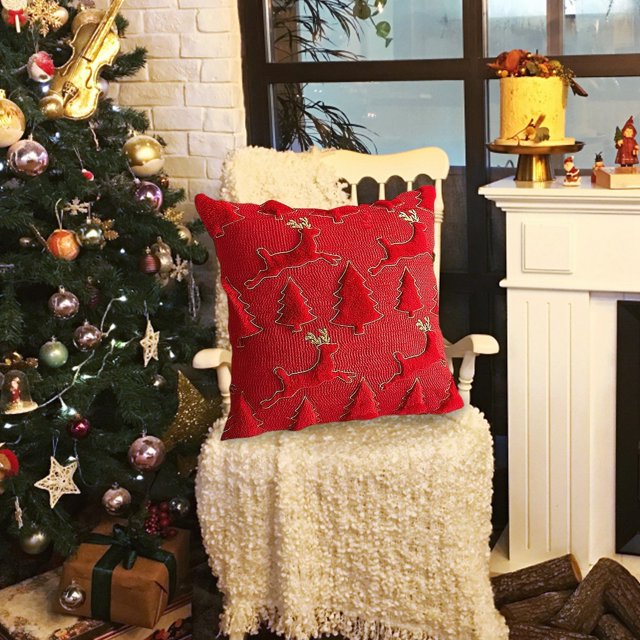 BKER Decorative Covers For Sofa Bed Couch Throw With Hidden Zipper Closure For Home Living Room