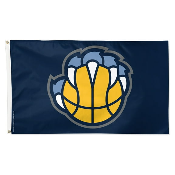 WinCraft Memphis Grizzlies 3' x 5' Single-Sided Deluxe Secondary Team Logo Flag