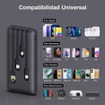 thumbnail image 4 of Power Bank Moreka K050 10000 cables C USB AM Lightning y Micro USB Blanco, 4 of 7