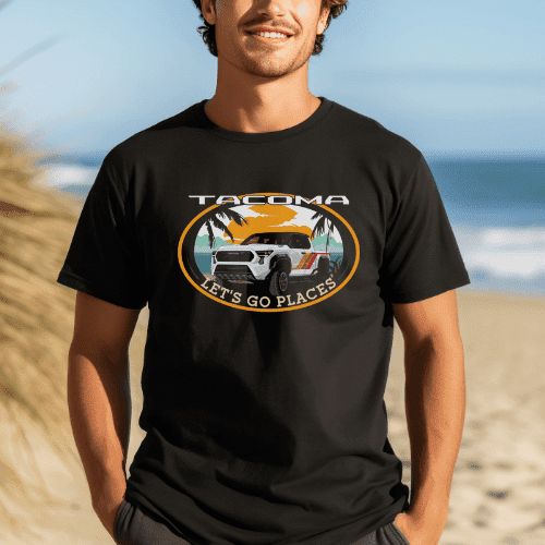 Toyota Mens Big and Tall Tacoma Lets Go Places Tee