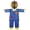 Scarecrow Hanging Spinner, variant on In the Breeze 2498 — Scarecrow Ground Ball Spinner — Autumn Wind Spinner — Colorful Outdoor Ground Wind Spinner