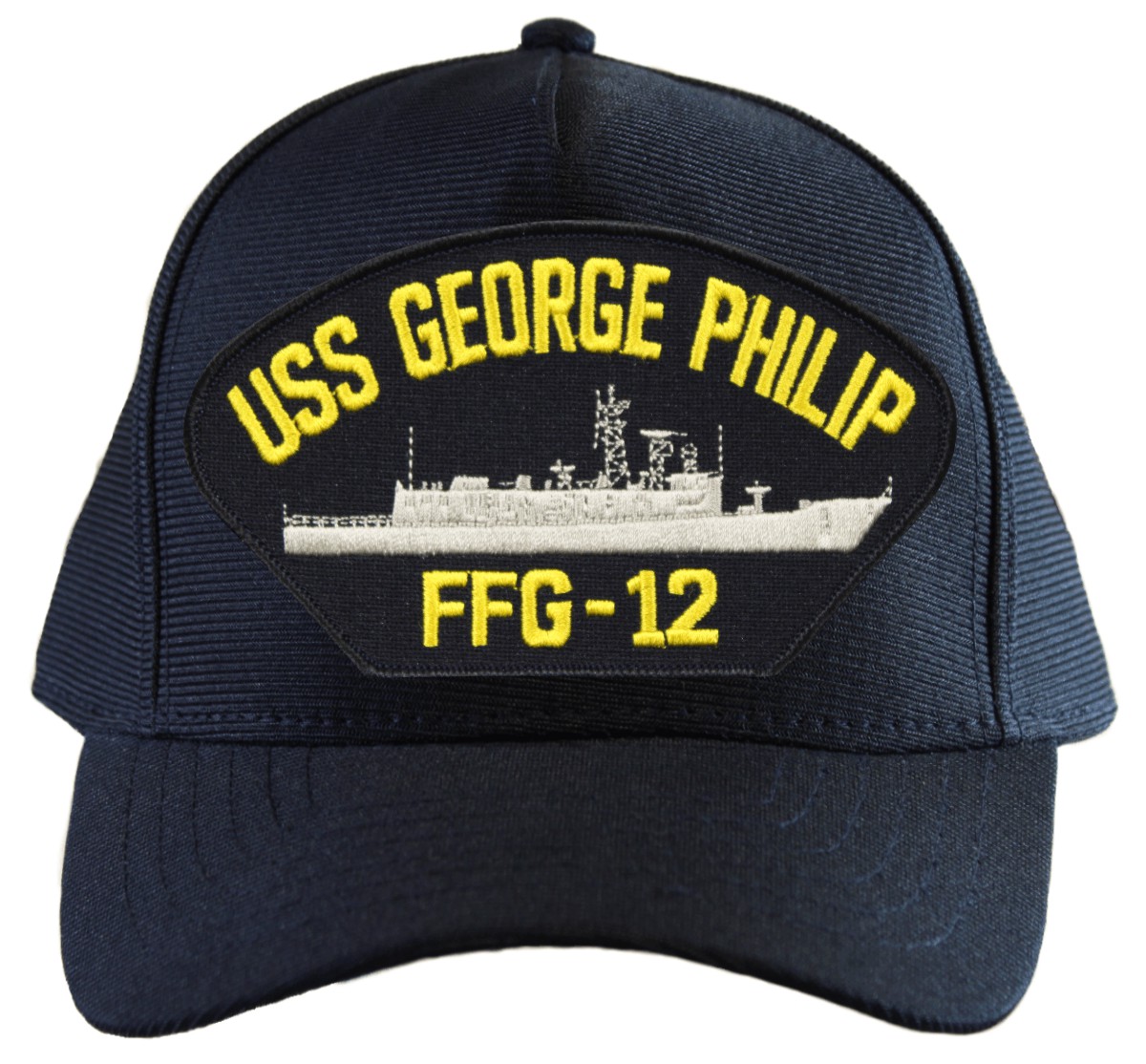 Casquette Baseball USS San Francisco SSN-711 - Broderie Dauphins Sous-marins - Snapback Ajustable - Noire
