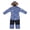 Grey, variant on Mercatoo Boys Girls One Piece Snowsuits Kids Hooded Fleece-Lined Waterproo𝐟 Ski Suits 𝐂overalls Winter Outdoor Sports Cute Jumpsuits