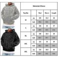 thumbnail image 3 of Men Teddy Bear Drawstring Hooded Pullover Top Fleece Long Sleeve Hoodie With Pockets, 3 of 3