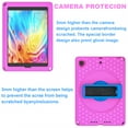 thumbnail image 5 of ELEHOLD for iPad 9th/8th/7th Generation 10.2 inch Rugged Case, Heavy Duty Protection Hand Strap Built-in Kickstand Crossbody Shoulder Strap Shockproof Case for iPad 10.2 inch 2021/2020/2019,Rose, 5 of 8