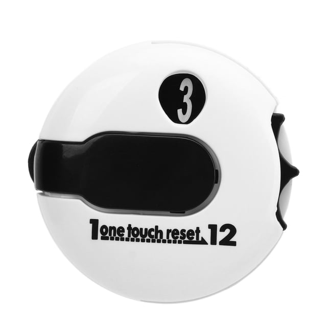Contador de puntuación de Golf, Clip para tapa, Clip para guante, puesta a cero de un botón, accesorios de Golf, contador de competición, blanco y negro YUNYI BRAND Deportes