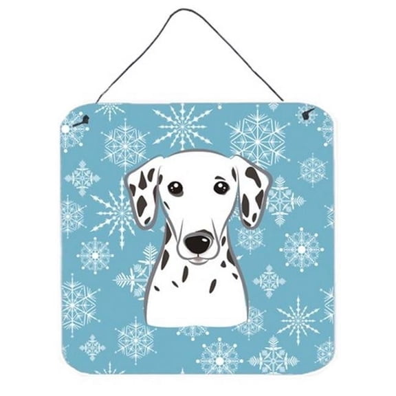 Snowflake Dalmatian Wall and Door Hanging Prints