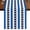 Blue Black, variant on Anchor Stripe 36 Inch Table Runner, Navy Blue Nautical Coastal White Sea Farmhouse Dresser Scarf Cotton & Linen Tablerunner for Dining/Kitchen Island/Holiday Party Décor Small 13" x 36"
