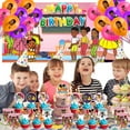 thumbnail image 6 of Gracie's Corner Birthday Cups Party Supplies Decor Backdrop Plates Fans Decorations Banner, 6 of 6