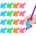 thumbnail image 1 of 16 paquetes de empu?aduras de lápiz para escritura a mano para ni?os, entrenador de agarre de lápiz para ni?os, útiles escolares (t-0-g) LingWen 8390612747397, 1 of 1