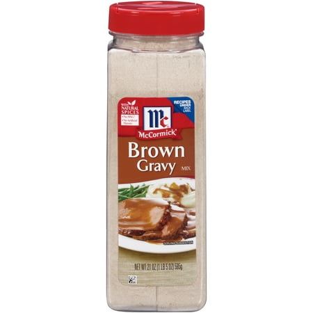 McCormick Brown Gravy Seasoning Mix, 21 oz Bottle
