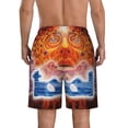 thumbnail image 4 of Tool Band Men's Swim Trunks Quick Dry Beach Board Shorts with Pockets Mesh Lining Bathing Suits, 4 of 7