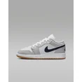 thumbnail image 1 of Ni - ke Air Jordan 1 Low White 553560-146 Teens Shoes, 1 of 5