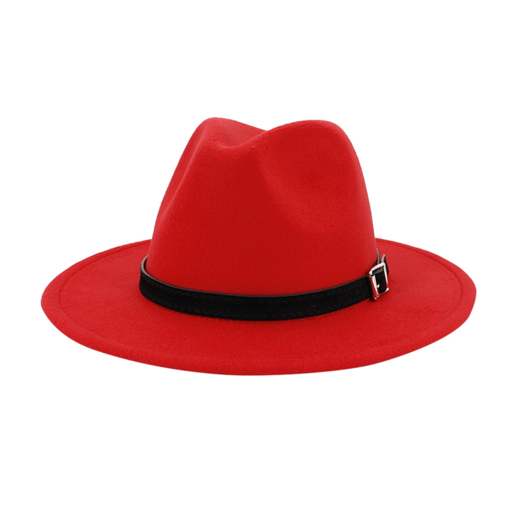 Sehao Men Women Vintage Wide Brim Hat 
