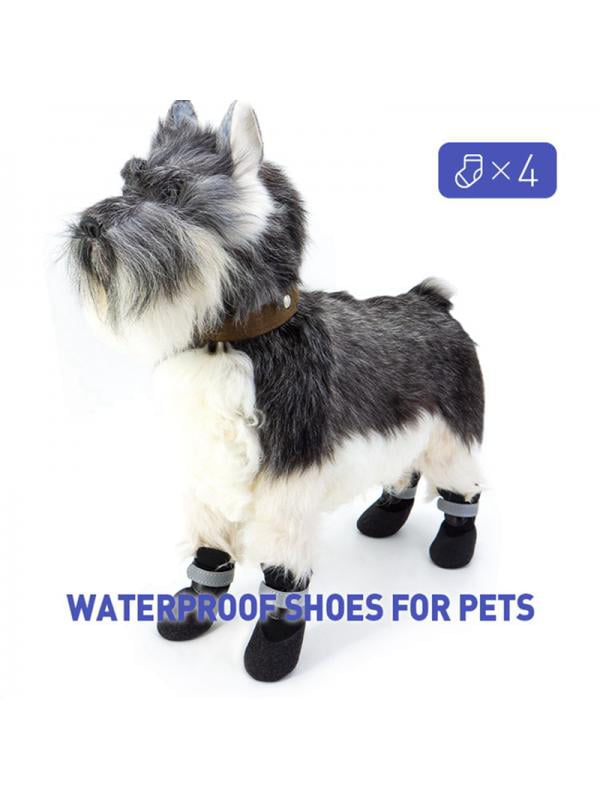 Dog Shoes Pet Reflective Rain Boots 