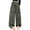 Blackish Green, variant on Otqutp Girl's Elastic High Waist Cargo Pants Y2k Wide Leg Sweatpants Loose Baggy Pants Teen Girl School Trendy Plus Size Clothes