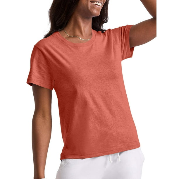 Hanes Originals Women’s TriBlend ClassicFit TShirt with Curved Hem