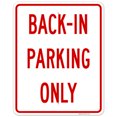 thumbnail image 1 of Back In Parking Only Sign,, 1 of 1