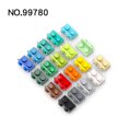 thumbnail image 3 of 20pcs MOC Parts 99780 Bracket 1 x 2 - 1 x 2 Inverted Compatible Bricks DIY Assmble Building Blocks Particle Kid Puzzle Toy Gift green-20pcs, 3 of 5