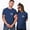 Navy, variant on TIHLMK Men's T-shirts Men Couples Lover Valentine's Day Short Sleeve Love Letter Print T Shirts Tops