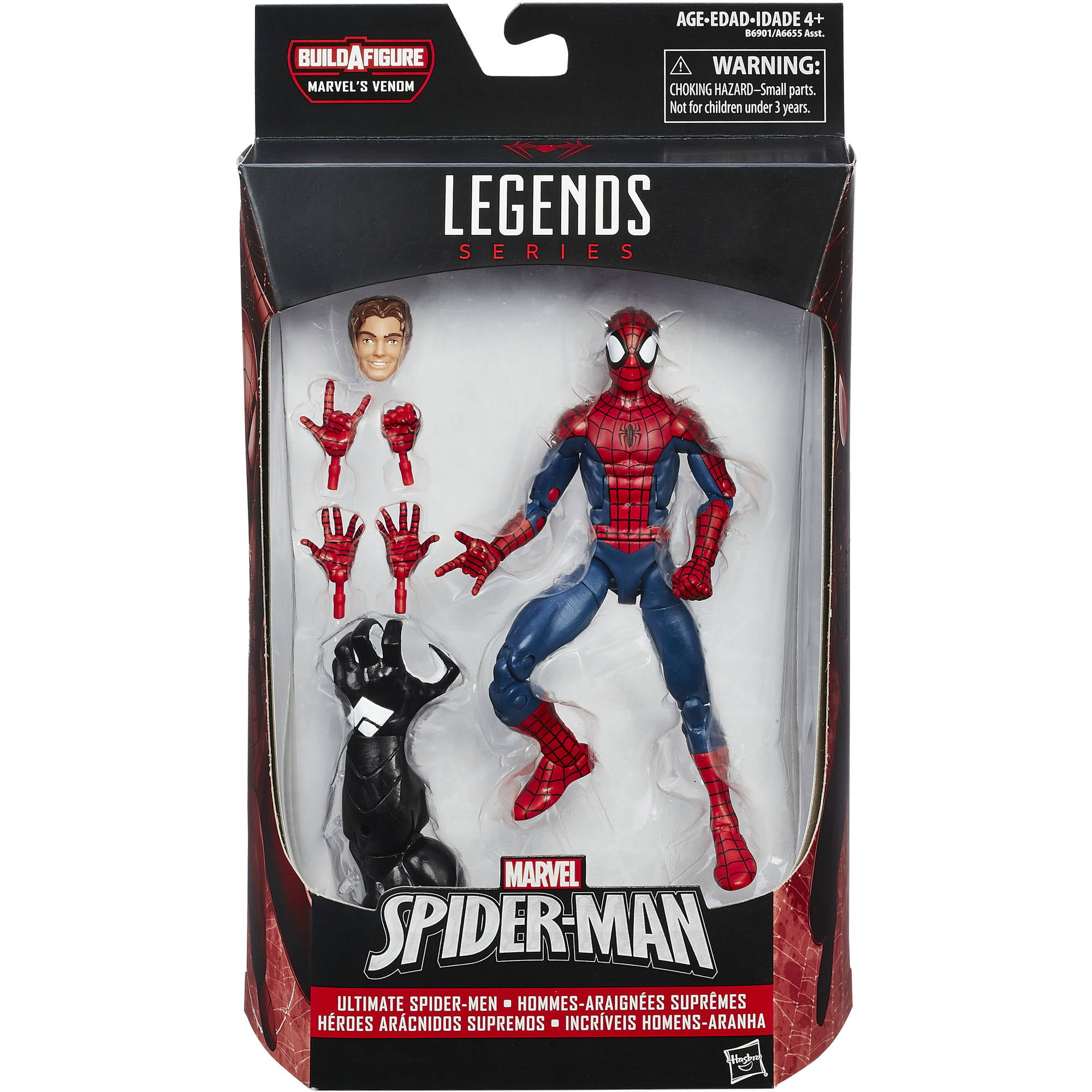 SET OF 6 Marvel Legends 6" Spider-Man Vintage Wave 1 