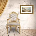 thumbnail image 3 of School of Pieter Brueghel the Elder 24x16 Gold Ornate Framed and Double Matted Museum Art Print Titled - Castle on the Seashore (17th Century), 3 of 4