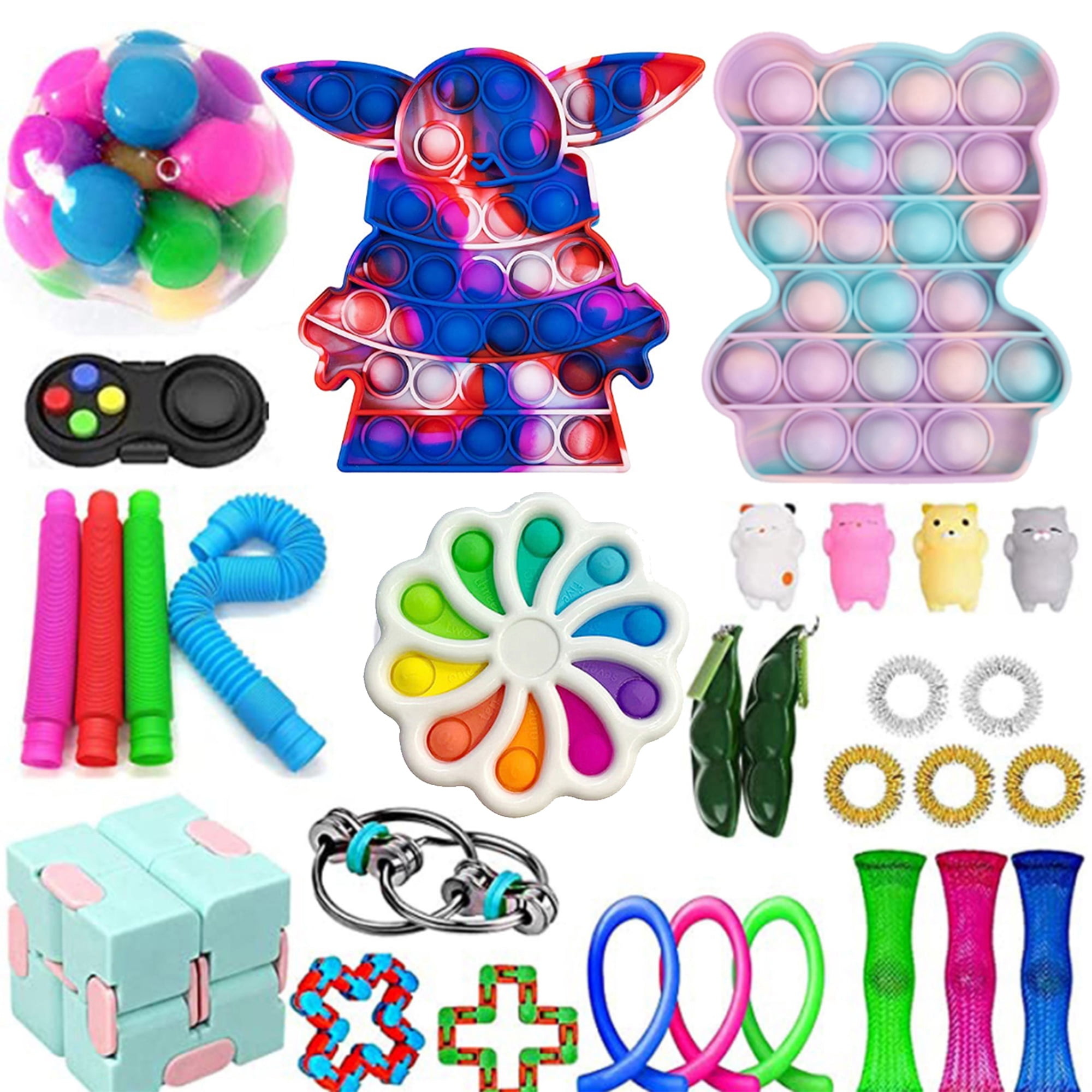 Michellecmm TIK Tok Sensory Fidget Toys Pack for Kids or Adults ...