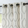 thumbnail image 1 of Cortinas Jinchan, mezcla de lino, color beige, 160 x 160 cm, 2 paneles, color gris, 1 of 9