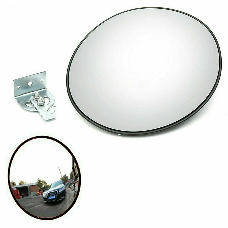 12in Wide Angle Convex Mirrors Corner Blind Spot Outdoor Driveway Traffic  Mirror 