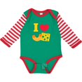 thumbnail image 3 of Inktastic I Heart Mac and Cheese Boys or Girls Long Sleeve Baby Bodysuit, 3 of 5