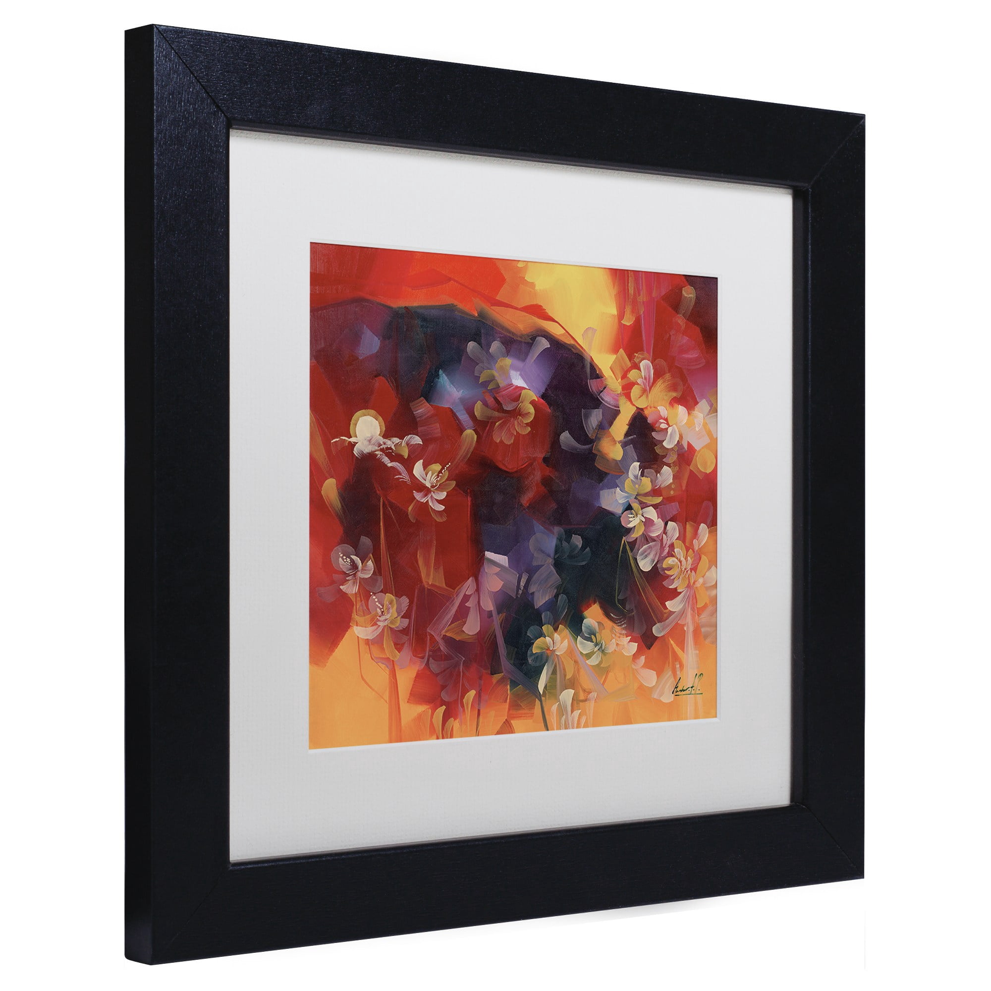 Trademark Fine Art "Hot Nights" Canvas Art by Masters Fine Art, White Matte, Black Frame