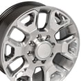 thumbnail image 5 of OE Wheels DG66 20 Inch Rims Fit Ram 2500 Style 8x165.1 20x8 Gloss Hyper Silver with Chrome Insert - Hollander 2562 (Set of 4), 5 of 5