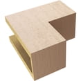thumbnail image 6 of 5"W x 10"D x 10"H Classic Chapel Hill Rough Cedar Woodgrain TimberThane Corbel, Primed Tan, 6 of 6