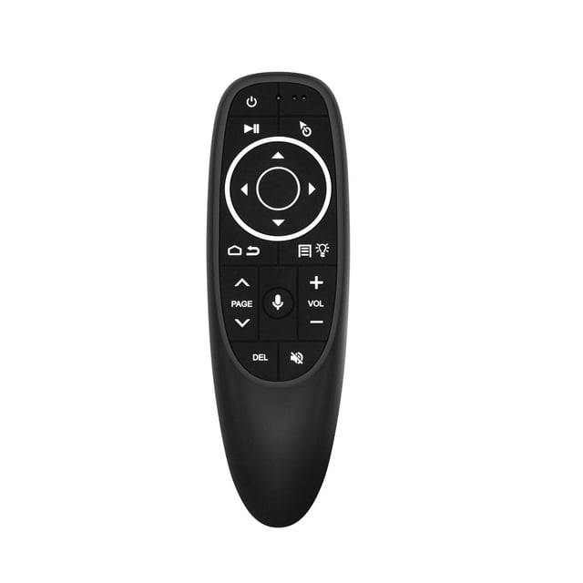 Ratón volador inalámbrico USB 2,4 G, control remoto, compatible con giroscopio de voz inteligente, retroiluminación LED
